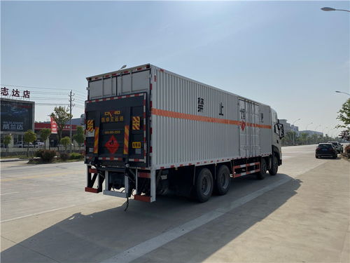 國六東風天龍kl前四后八9.4米易燃氣體廂式運輸車廠家圖片價格 湖北大力危險品運輸車